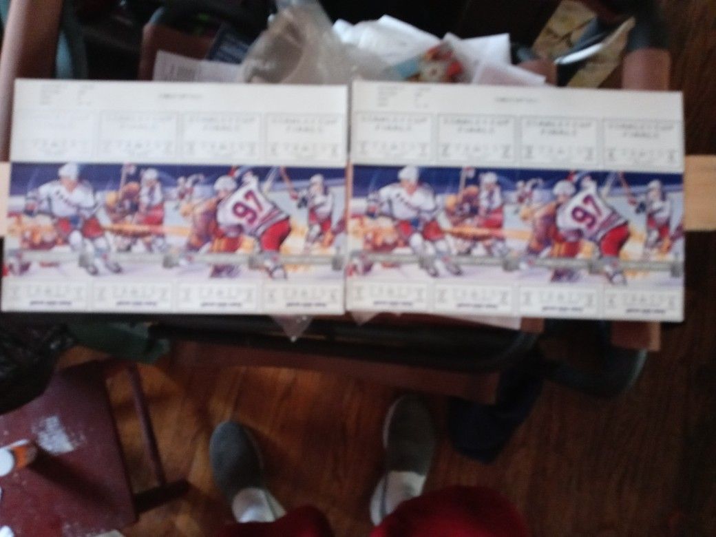 1997 Stanley Cup Finals Home Games 1,2,3,4 Tickets Prestige Condition....