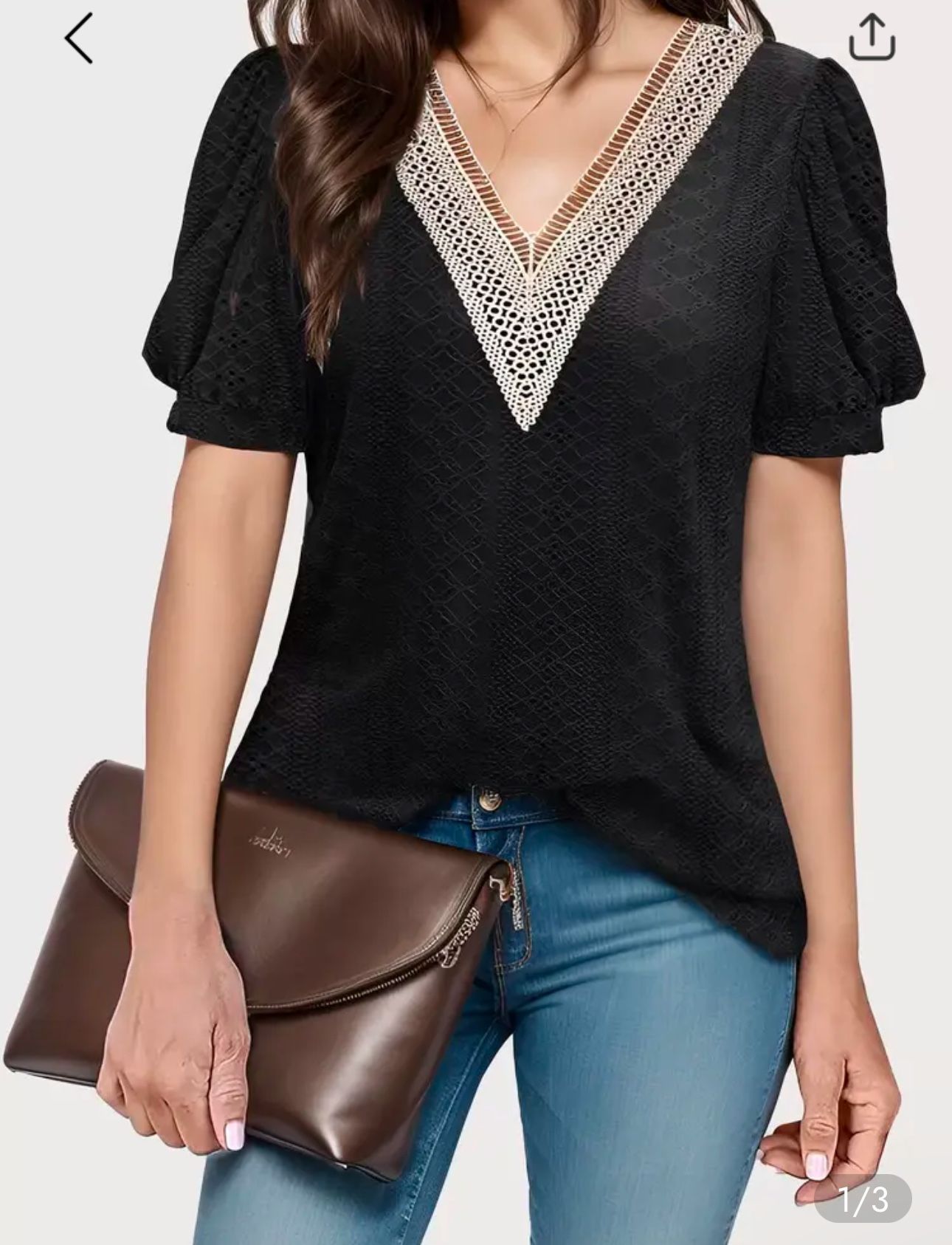 Wataxii Womens Front Knotted V-Neck Blouse T Shirt Short Sleeve Oversized Tunic Tops Summer Solid Pullover Tees