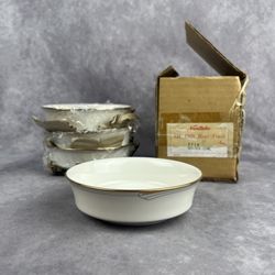 Noritake Golden Cove 7719 Fruit Bowls – Set of 4 New Fine China Japan