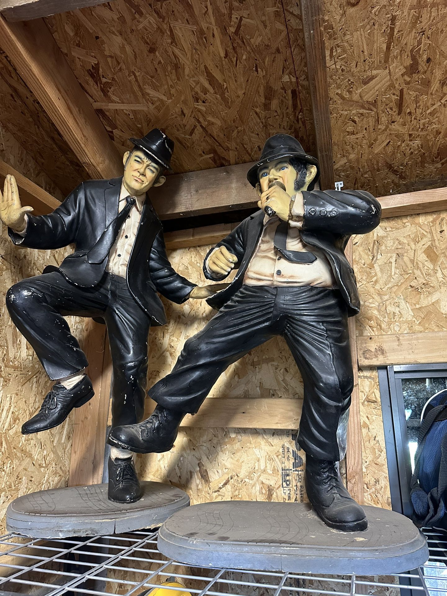 The Blue Brothers Statues 