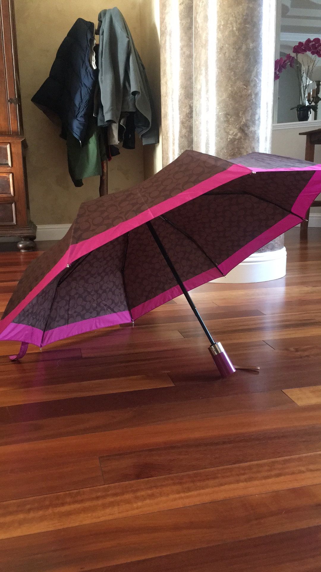 Coach signature umbrella