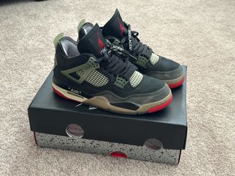 Off white x Air Jordan 4 (Bred)