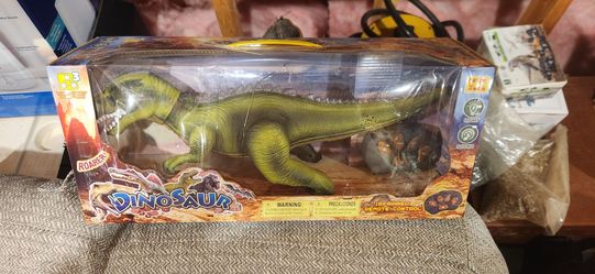 Brand New Remote Control T-Rex Dinosaur Toy (Lights & Sounds) - New In Box