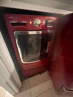 Maytag washer machine w/pedestal used