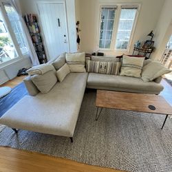 West Elm Couch Sectional Sofa 