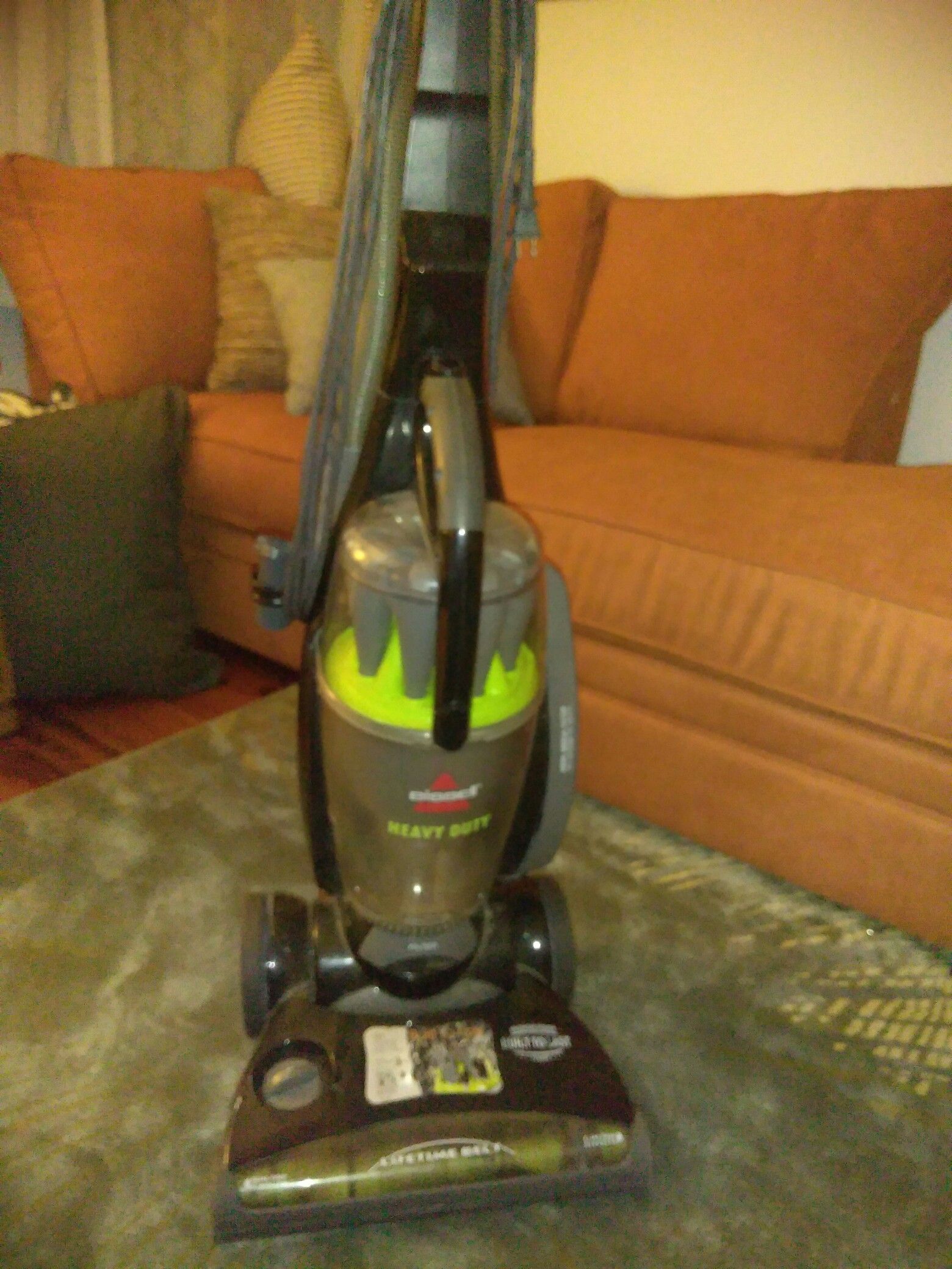 Bissell Heavy Duty 9x cyclonic upright vacuum