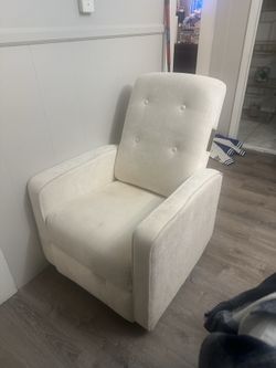 Cream Recliner