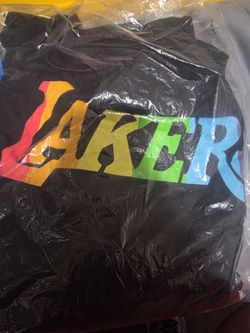 Official Los Angeles Lakers Pride Night Hoodie – Game Giveaway – Size XL