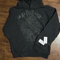 SP5DER HOODIE (black On Black)