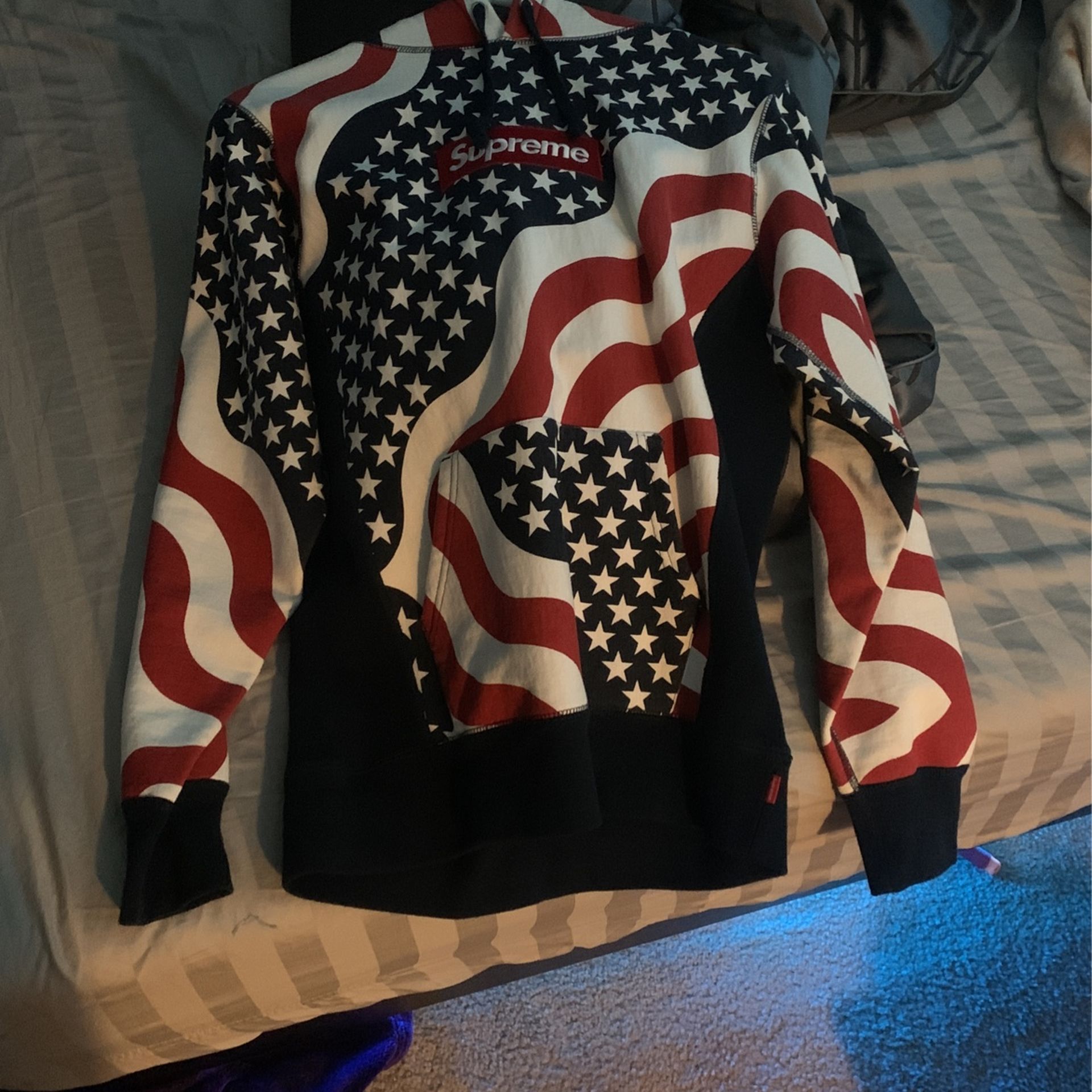 Supreme American Flag Hoodie