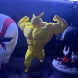 Buff pikachu 3D printed