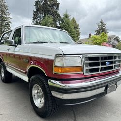 1994 Ford Bronco Xlt 4WD Like New 