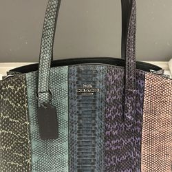 Coach Charlie Carryall 28 Ombré Snakeskin