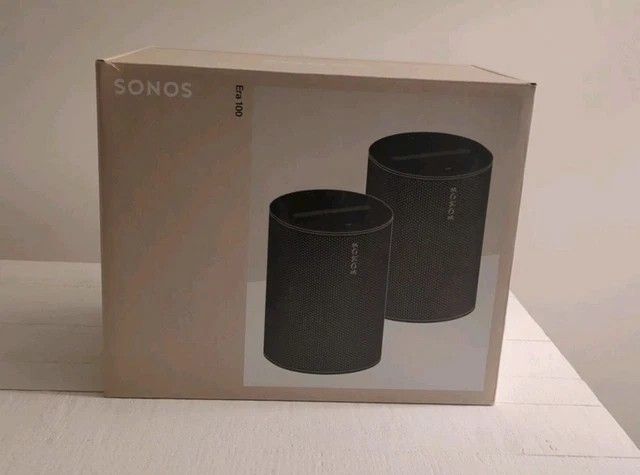 Sonos Era 100-2 Pack Bundle Set -Wireless Voice-Controlled Alexa Enabled Smart