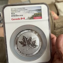 50 Dólares Canada 2017 Certificate  Ms 69