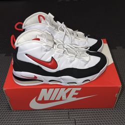 Nike Air Max Uptempo 95 White Black Red Size 10