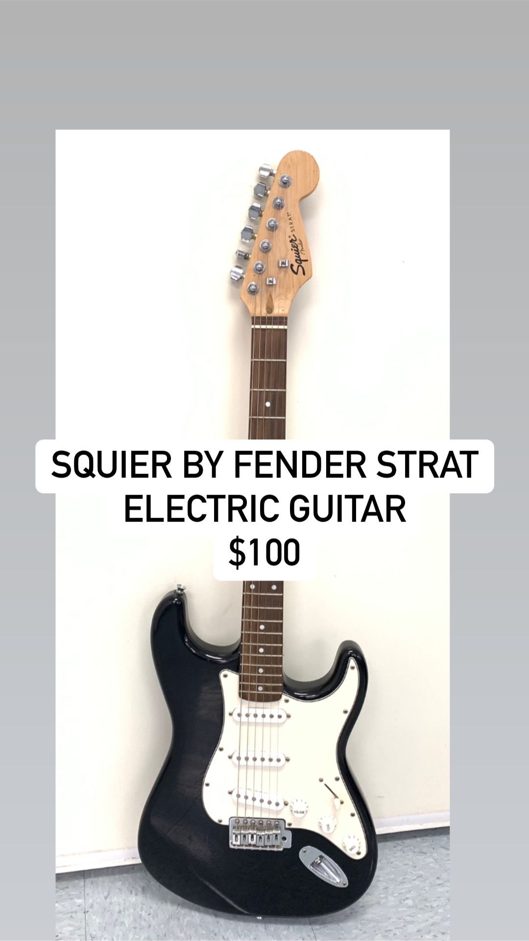 Squier By Fender Strat Electric Guitar #25466