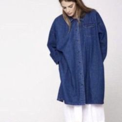 LACAUSA Nena Denim Jacket Oversized Size M/L