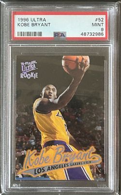 1996 Fleer Ultra Kobe Bryant #52 (RC) rookie card PSA 9