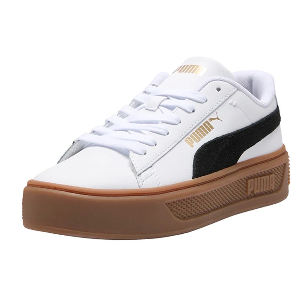 NWOT Puma Women White Smash Platform V3 Mono Twist Sneakers – Size 8