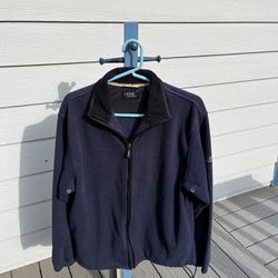 Men’s Fleece Jacket, Size Small 
