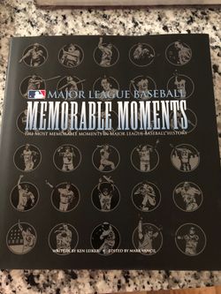 Baseball Memorable Moments book