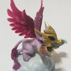 Scratch Air Element Purple Cat Dragon Skylanders Swap Force 3" Inches ACTION FIGURE RARE Nice!