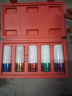 5-Piece Lug Nut Impact Socket Set