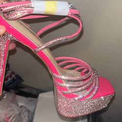 Pink Heels Never Worn 