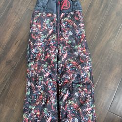 Marvel Boys Zip Up Winter Snow Bib SMALL