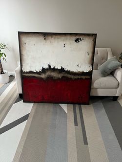 Canvas painting.