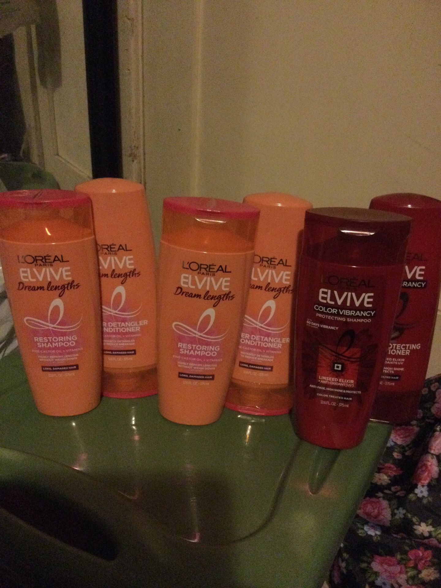 3 Shampoo & 3 Conditioner L’Oréal Elvive New