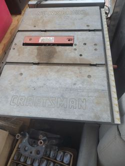 Craftsman table saw 8 in