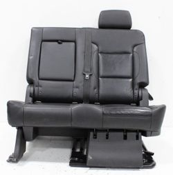 2017-2020 CHEVROLET SUBURBAN SECOND 2ND ROW LEFT SIDE SEAT LEATHER BLACK OEM