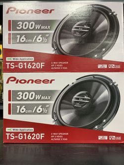4 pioneer car speakers with installation