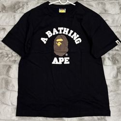 BAPE MENS BLACK T-SHIRT