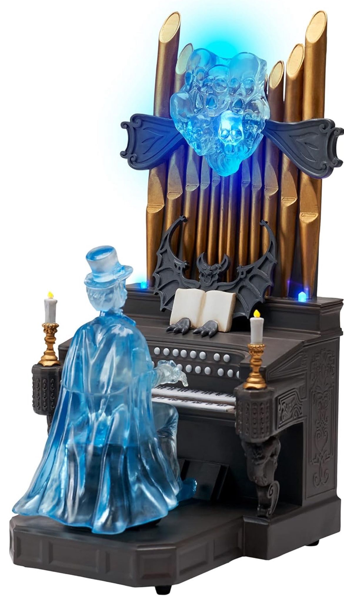 New In Box! Collectible! Spirit Halloween-Disney Haunted Mansion Victor Geist Light Up Statue
