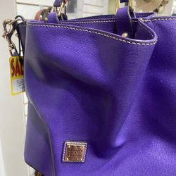 Dooney & Burke Leather Handbag Crossbody Purse 