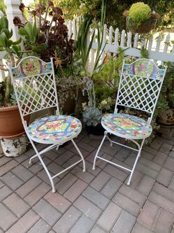 Mosaic chairs