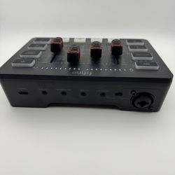 FIFINE AmpliGame SC3 Audio Mixer w/ RGB – Clean