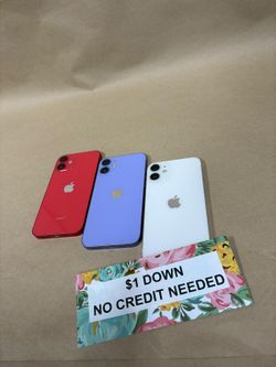 Apple IPhone 12 Mini 5G Unlocked - Only $1 Today Pay The Rest Later! 
