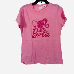 Pink Barbie Women’s Top Size Medium new