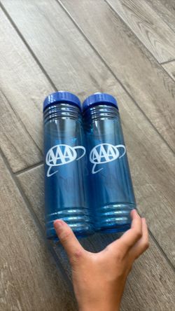 Set of 2 AAA Durable Plastic Waterbottles