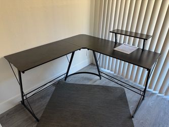 Desk and chair