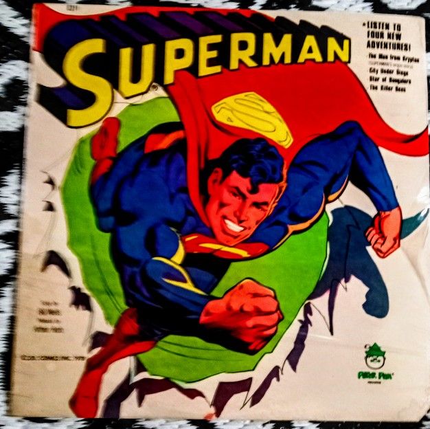 Rare 1975 Superman Vinyl Record