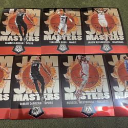 Lot of 7 2019-20 Panini Mosaic Jam Masters