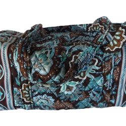 Vera Bradley  Java Blue Duffle Bag  cosmetic & Small Satchel Bag 