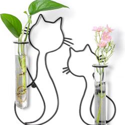 Wall Cat Kitty Propagation Station Metal New