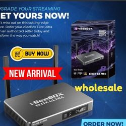 VSEEBOX V3PLUS VSEE BOX ELITE ULTRA SUPER TV BOX NEW ARRIVAL 2025 WHOLESALE DIRECT SUPERBOX SUPER BOX 1 YEAR WARRANTY !!