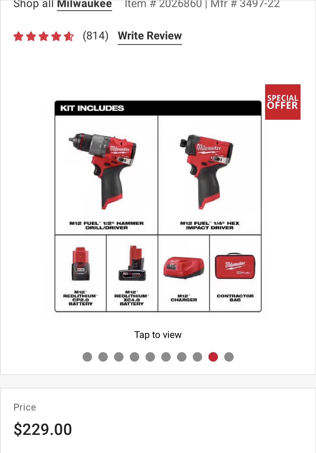 Milwaukee Tools Combo 🧰